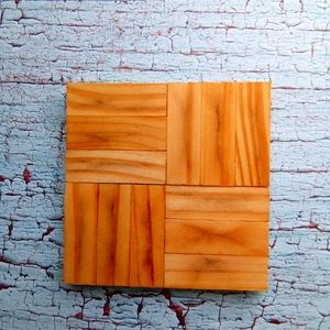 Handmade Natural Coffee Staind Wood Coasters